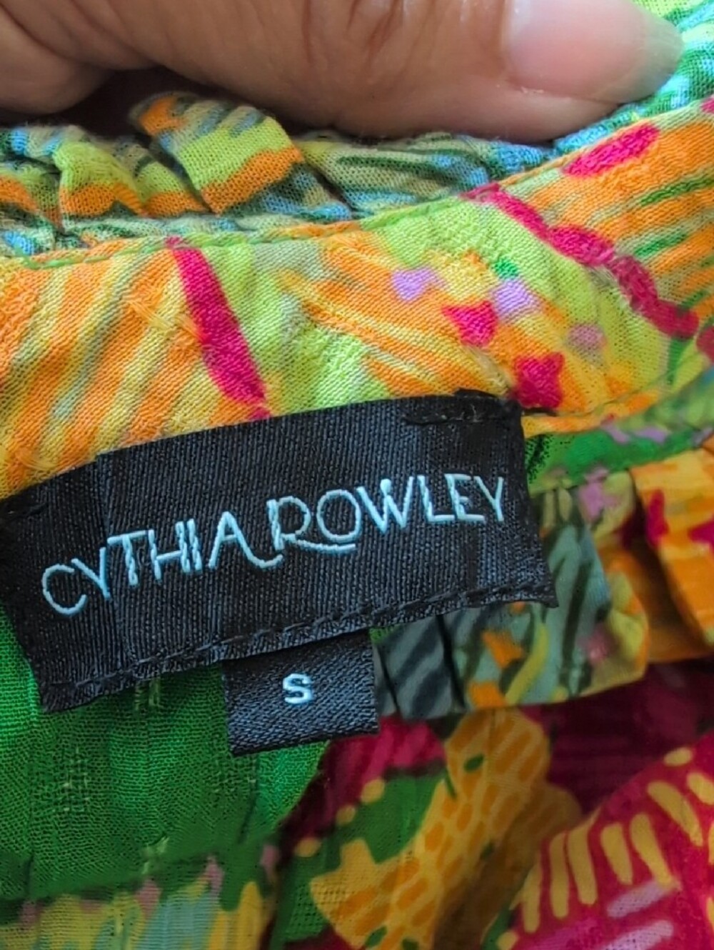 Cynthia Rowley Green Multicolor Tropical Print Romper - Picture 10 of 10